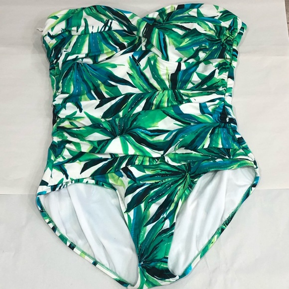 1 piece strapless swimsuit